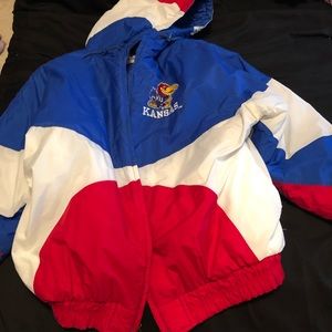 Vintage Insulated KU Zip Up Jacket